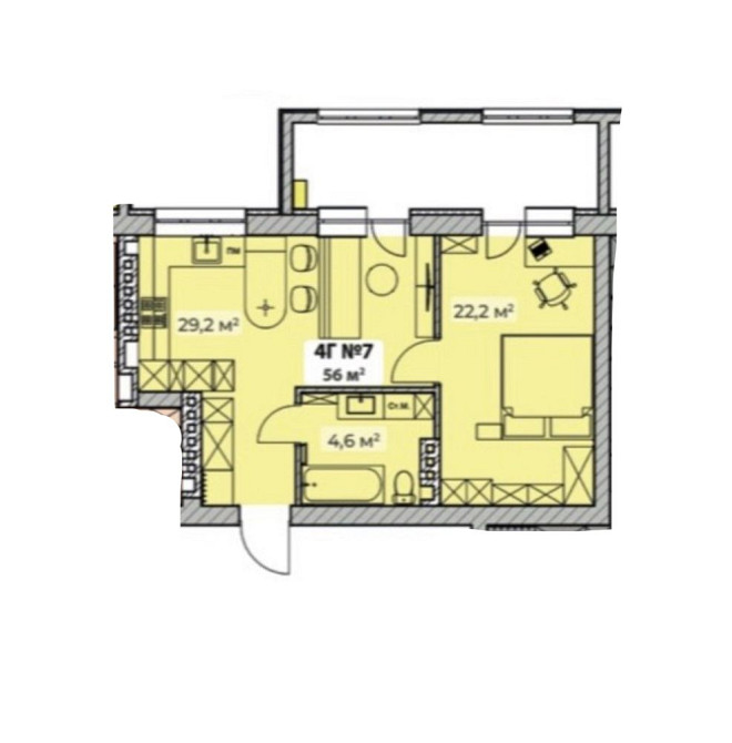 КЛЮЧІ НА РУКАХ !! Без комісії Буча - зображення 1