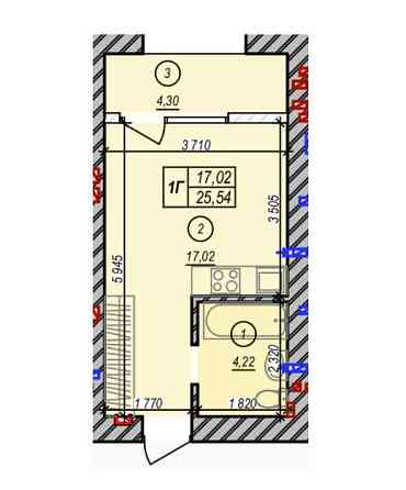 ЖК Молодість - студія за вигідною ціною, 15 хв до Києва! Ирпень