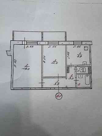Продам 2-х ком. Каменское, левый берег, 11 мкр. Кам`янське (Запорізька обл.)