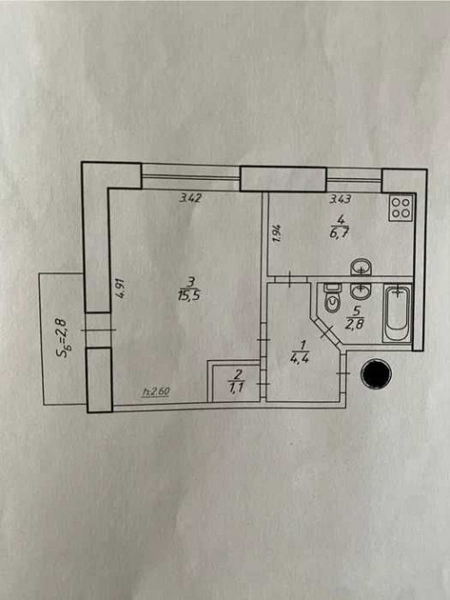 Однокімнатна квартиру м.Суми, вул.Віталія Терещенка 31 (Реміснича 31) Суми - зображення 8