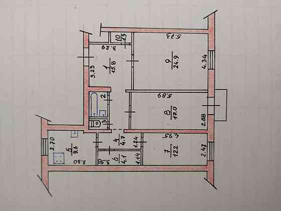 3-к (94,1м2!) сталінка в центрі ТОРГ, БЕЗ КОМІСІЇ Коростень
