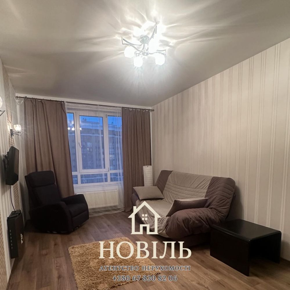 Оренда 1-кім. кв с. Новосілки ЖК Нові Теремки. Поруч Чабани Великие Новоселки - изображение 3