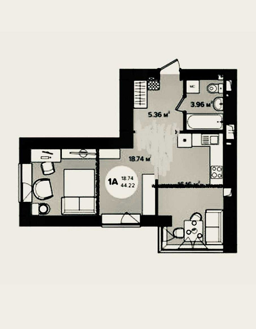 2к квартира-центр міста! Супер пропозиція! Ирпень - изображение 2