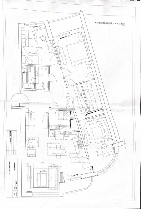 Оренда 3к +салон + балкон - квартира 120кв м. , Володимира Івасюка 2д Киев - изображение 2