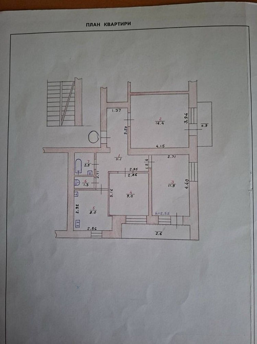 Продаж 3 к. квартири. Цегла. Гречани Хмельницкий - изображение 5