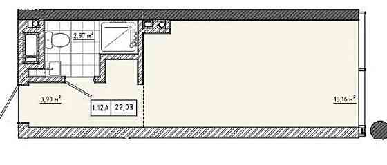 ПРОДАЖ! 1-к. апартаменти ЗДАЧА 2025! 22/7/15м² ЖК Apart Hall 20599$ Львов