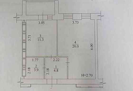 26000$, ЖК Левада 2, Продам 1 ком квартиру пл 42.2м2, Документы! A Харьков