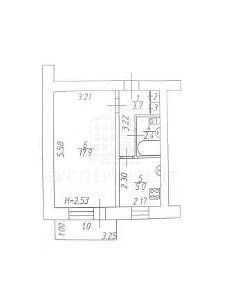 RLT K01 Продається 1-кімнатна квартира під ремонт, пр. Л. Лук'яненка Чернигов