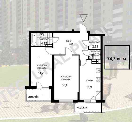 Продаж 2-кімнк вартири у ЖК The Lakes.Готова до заселення! Без комісії Київ