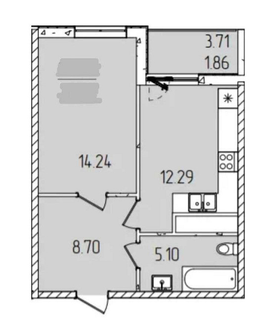 Однокомнатная квартира ЖК 60 Жемчужина/KADOR/Краснова/Фонтан Одесса - изображение 8