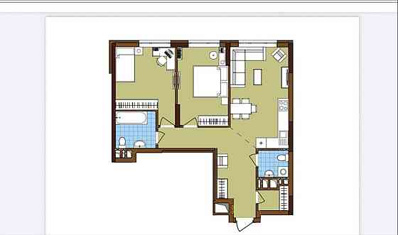 2-кімнатна квартира 67м2 Варшавський 3/Варшавський/Варшавський Плюс Київ