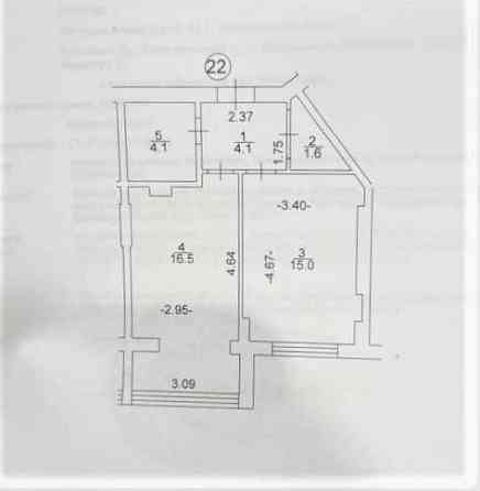 Продаж 1кім.квартири 41.3м2 ЖК Борисо-Глібський, Шкільна,73Б- 4поверх Вишгород