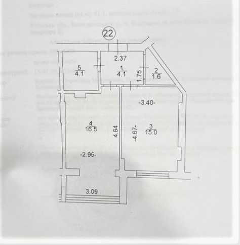 Продаж 1кім.квартири 41.3м2 ЖК Борисо-Глібський, Шкільна,73Б- 4поверх Вишгород - зображення 3