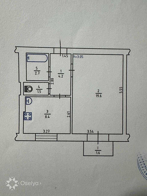 1 кім. сталінка вул.Бойчука Київ - зображення 1