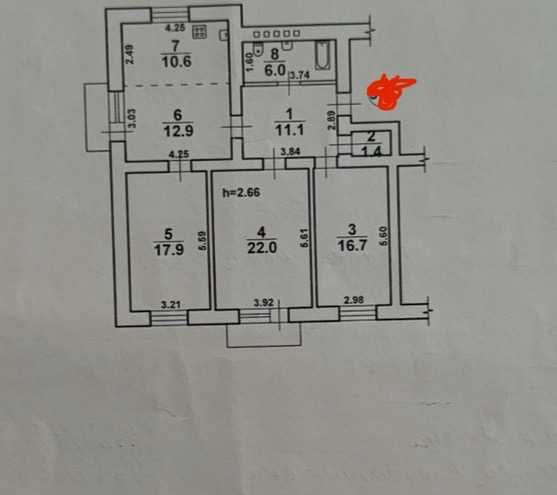 3х сталинка на Белинского, ремонт, АГВ Одесса - изображение 2