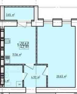 Продаю ЖК Левада 1 ком.кв. 43м2 Реальная Заливная 12. Харьков
