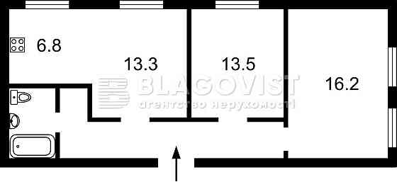 Вигідно! Продаж 3 к квартири 65 кв. м на вул. Саксаганського 85 Центр. Київ