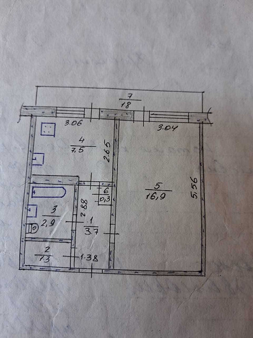 Продам однокімнатну квартиру з ремонтом  на ПЗТО від Власника Павлоград - изображение 8