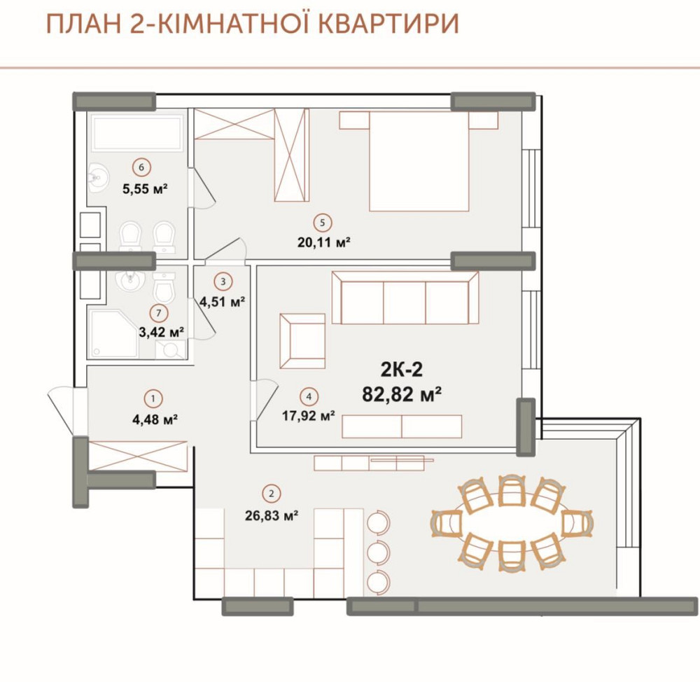 Печерськ 2-кімнатна, вул. Звіринецьк, ЖК Едельвейс Хаус, вид на Дніпро Київ - зображення 8