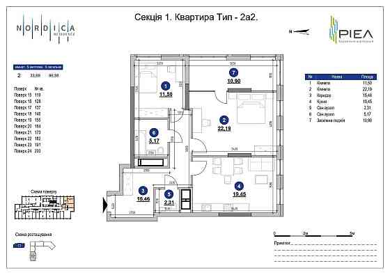 Офіційно відділ продажу Продаж 3-х кімнатноЇ квартири ЖК Nordica 87м2 Київ