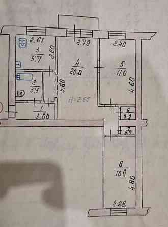 Продам 3-х кімн. квартиру в ТОП ЛОКАЦІЇ - 95 квартал Кривой Рог