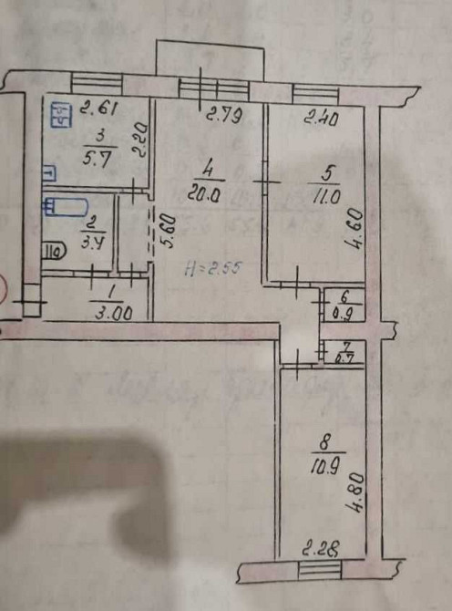 Продам 3-х кімн. квартиру в ТОП ЛОКАЦІЇ - 95 квартал Кривой Рог - изображение 3