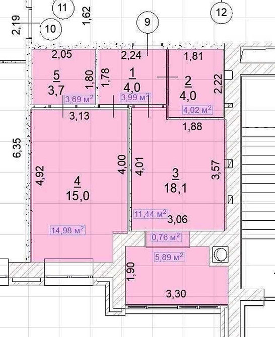 1-но кімнатна квартира в ЖК Гранд Сіті Домбровський Житомир - зображення 4