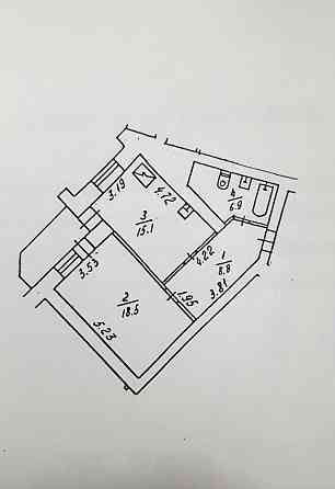 Продаж 2 кім. квартири ремонт, метро Харківська вул. Вишняківська Київ