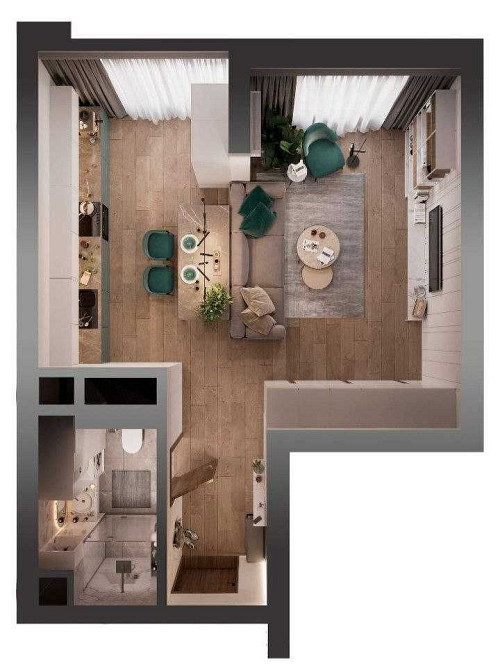 Продаж 1-кімнатної квартири, ЖК «Метрополіс», Голосіївський район Київ - зображення 6