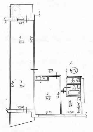 ‼️Продаётся 3-к квартира с ремонтом на проспекте Юбилейном ‼️ 88350 Харьков