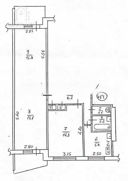 ‼️Продаётся 3-к квартира с ремонтом на проспекте Юбилейном ‼️ 88350 Харьков - изображение 5