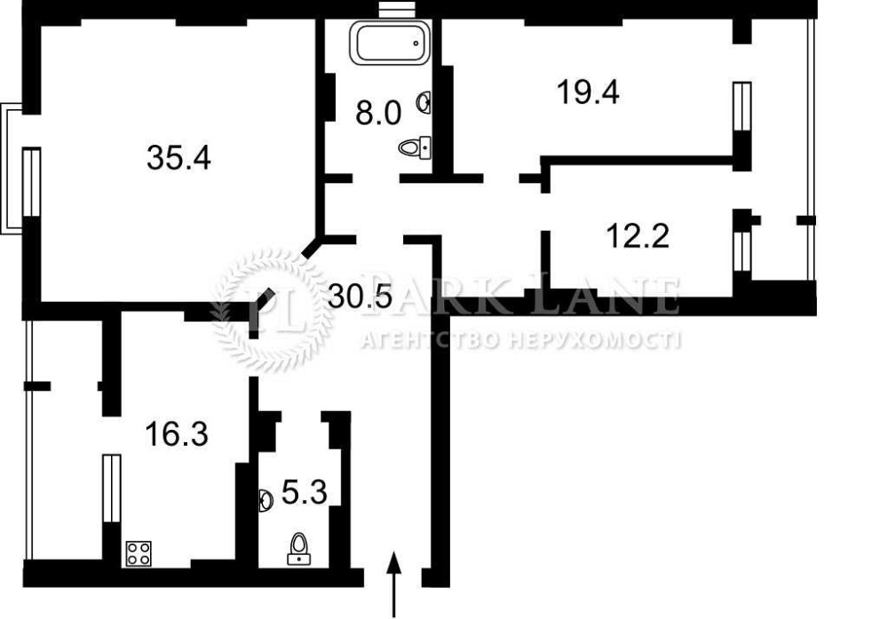 4-к квартира ремонт Коновальця 44а Щорса Печерськ Київ - зображення 3
