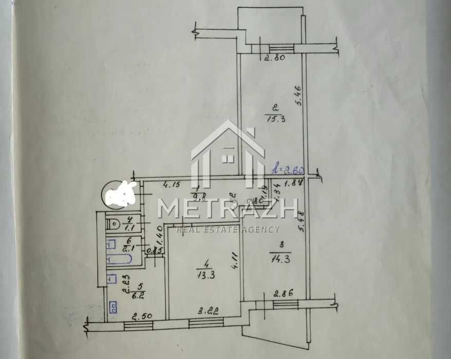 ‼️ Просторная 3-комнатная квартира с ремонтом Гершир Салтовка ‼️ 88023 Харьков - изображение 3