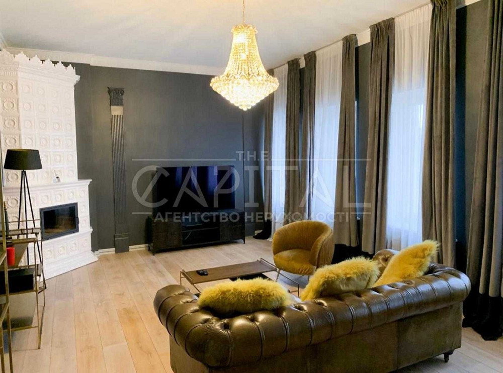 Аренда квартиры с действующим камином центр Михайловский переулок 4 Киев - изображение 1