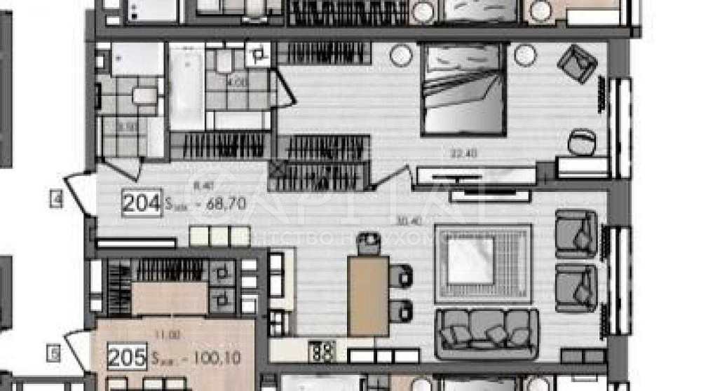 Центр Аренда Квартира 60 м Олимпийская Киев - изображение 4