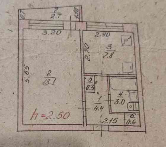 Однокімнатна квартира 