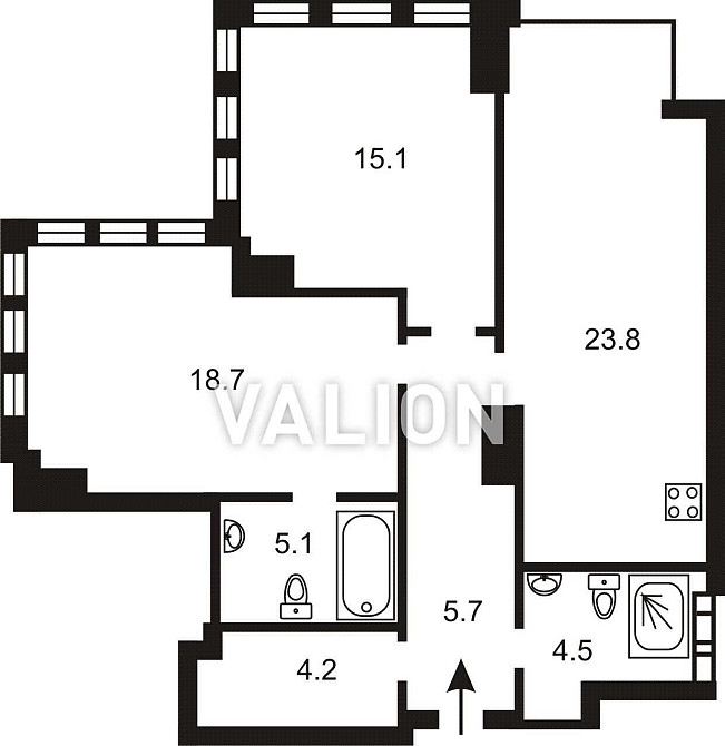 Продам 2к БЕЗ% квартиру в А136 вулиця Антоновича метро Палац Україна Київ - зображення 4