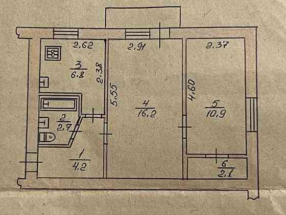 2-ох кімнатна квартира Нововолынск