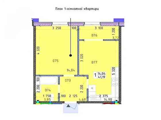 1К квартира,СУПЕРЦІНА, середній поверх/ЖК Нова Англія/Новая Англия Київ