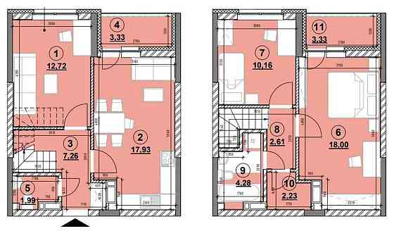 Продаж дворівневої квартири в жк Okland Окланд 85м2 Київ