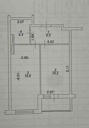 Продаж 1-кімнатної квартири. ЖК Атлант. Вул. Симоненка 111. 8 поверх Бровари
