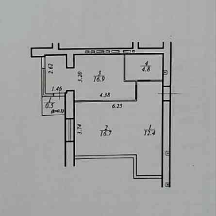 Продам 2к квартиру 51.3 м2 новобудова ЖК Брама 2 Слобожанське