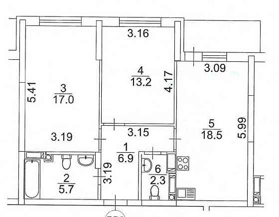 Продажа 2 комнатной в ЖК ОкЛенд без комиссии Київ