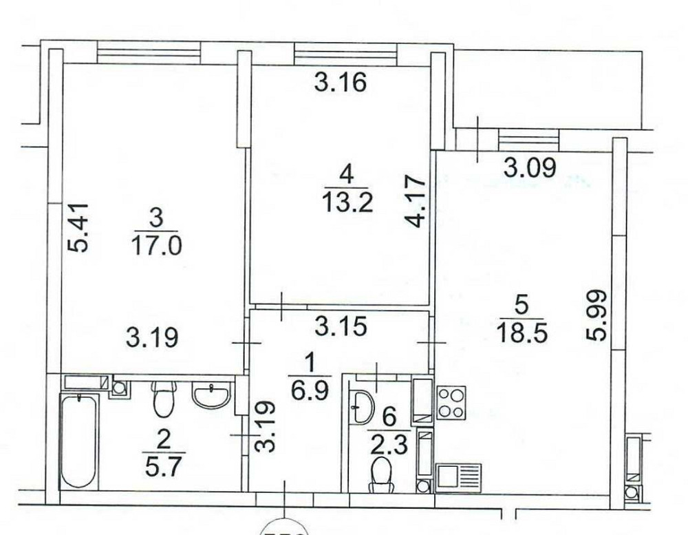Продажа 2 комнатной в ЖК ОкЛенд без комиссии Київ - зображення 4