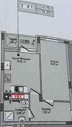 Продаж однокімнатної квартири в с. Солонка по вулиці Рубчака Сокільники