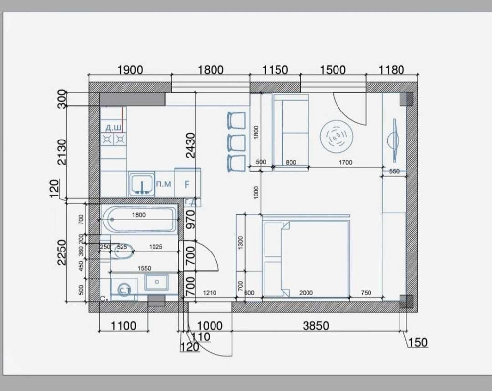 1 квартира ЖК "Брусника". Дом сдан. Проведен индивидуально газ! Одесса - изображение 8