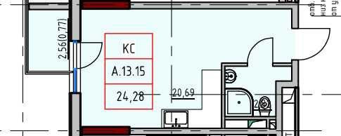 1-к квартира ЖК Айтаун Центр зданий будинок 1044$м2 балкон Одесса - изображение 7