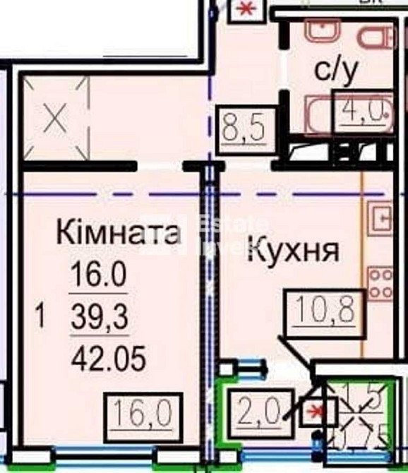Продам 1 кімн. квартиру на вул. Авіаційна, 39, ЖК Авіаційний Харьков - изображение 2