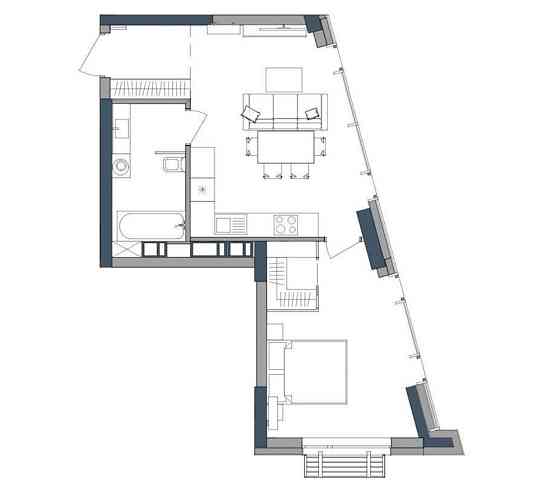 Найнижча ціна! 1-к квартира 47м2 ЖК Метрополіс Metropolis Теремки Київ