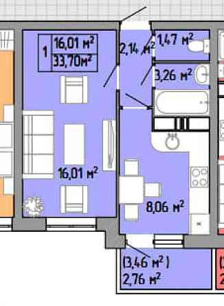 ‼️Центр‼️ 1 комнатная‼️ Акварель 3‼️Пишоновская‼️Дерибасовская -15 мин Одесса